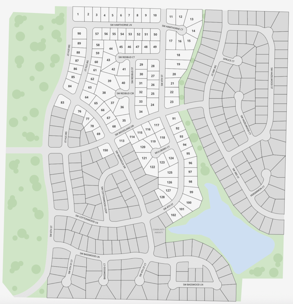 Woodlands Community Map