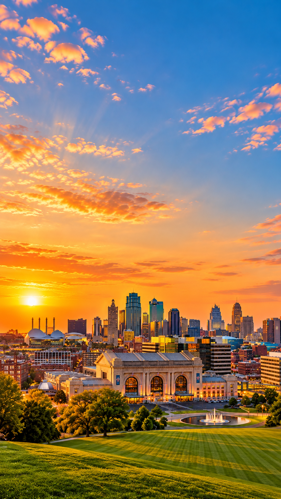 new home builder Kansas City skyline