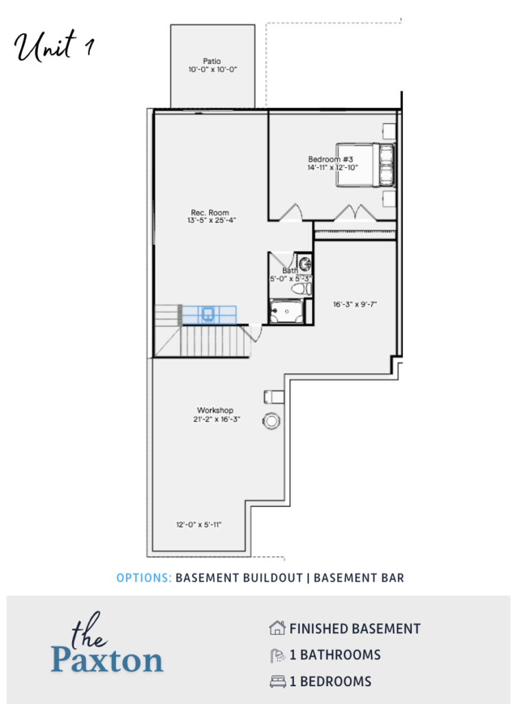 Paxton Unit 1 Basement Buildout