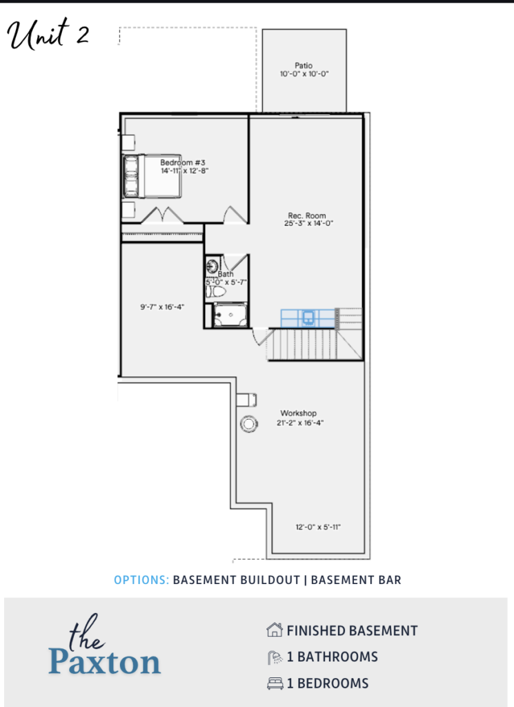 Paxton Unit 2 Basement Buildout